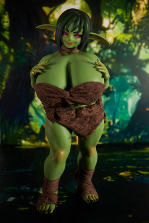 Zarga Orc Sexdocka (Climax Doll Mini 70cm V-kupa Silikon)