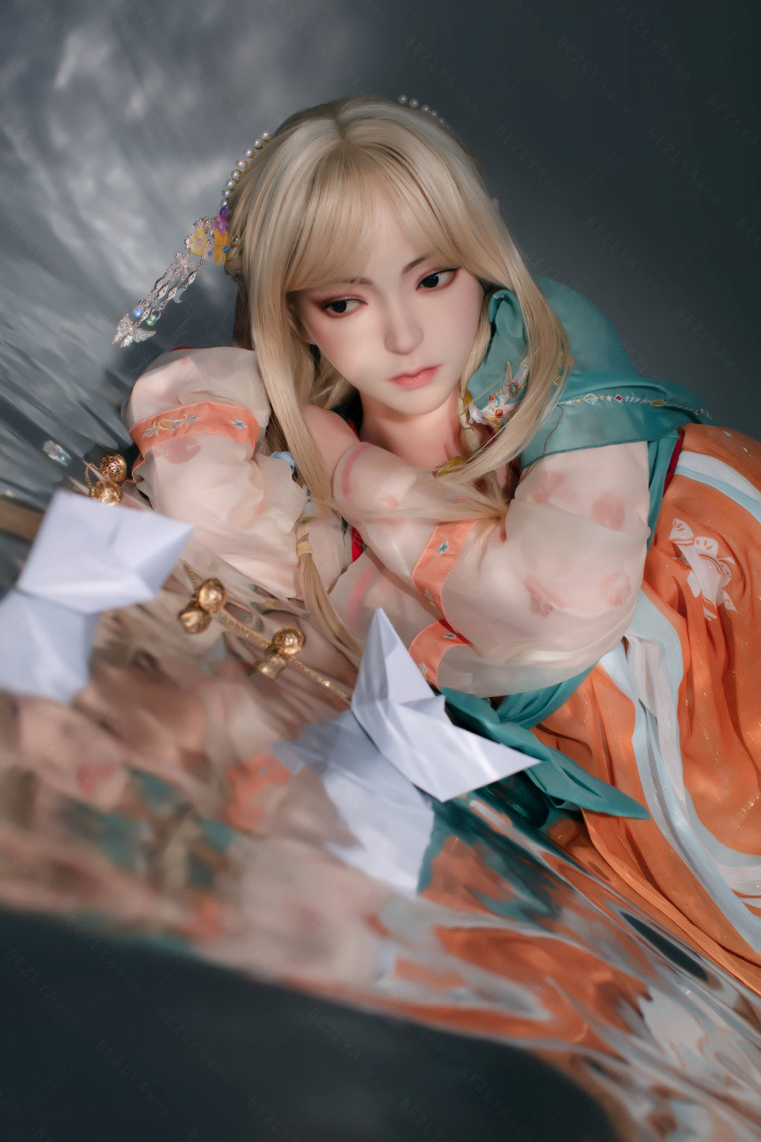 Pansy bambola del sesso (Bezlya Doll Coppa C da 160 cm 2.0 TPE+silicone)