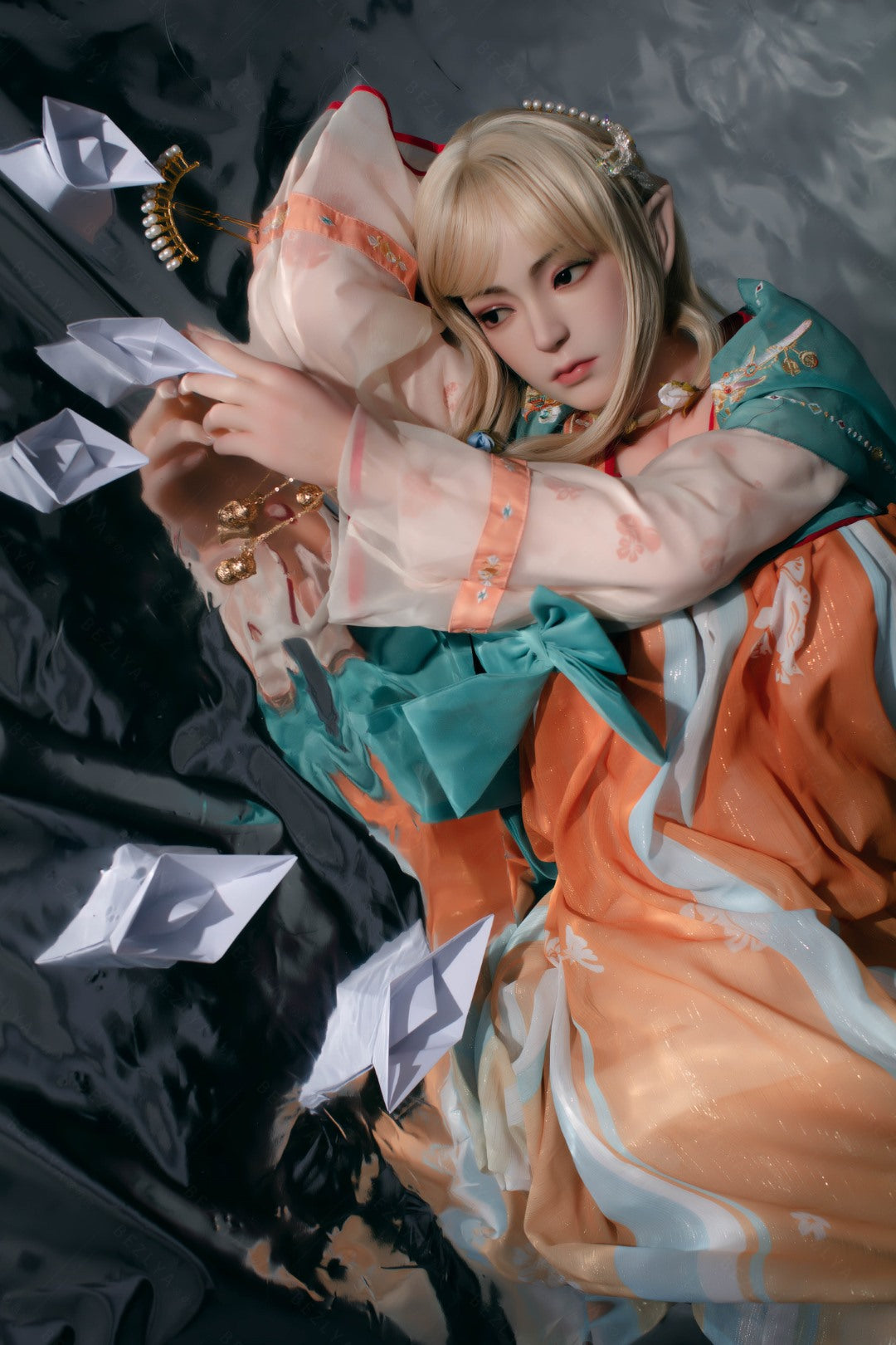 Pansy bambola del sesso (Bezlya Doll Coppa C da 160 cm 2.0 TPE+silicone)