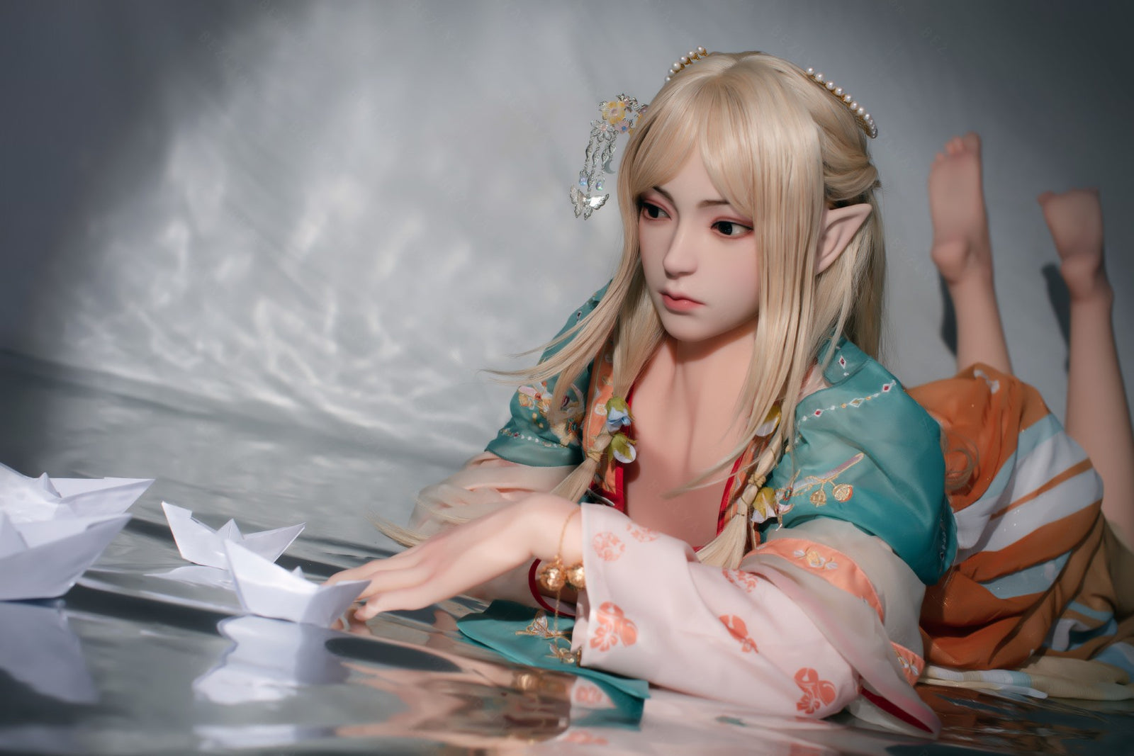 Pansy bambola del sesso (Bezlya Doll Coppa C da 160 cm 2.0 TPE+silicone)