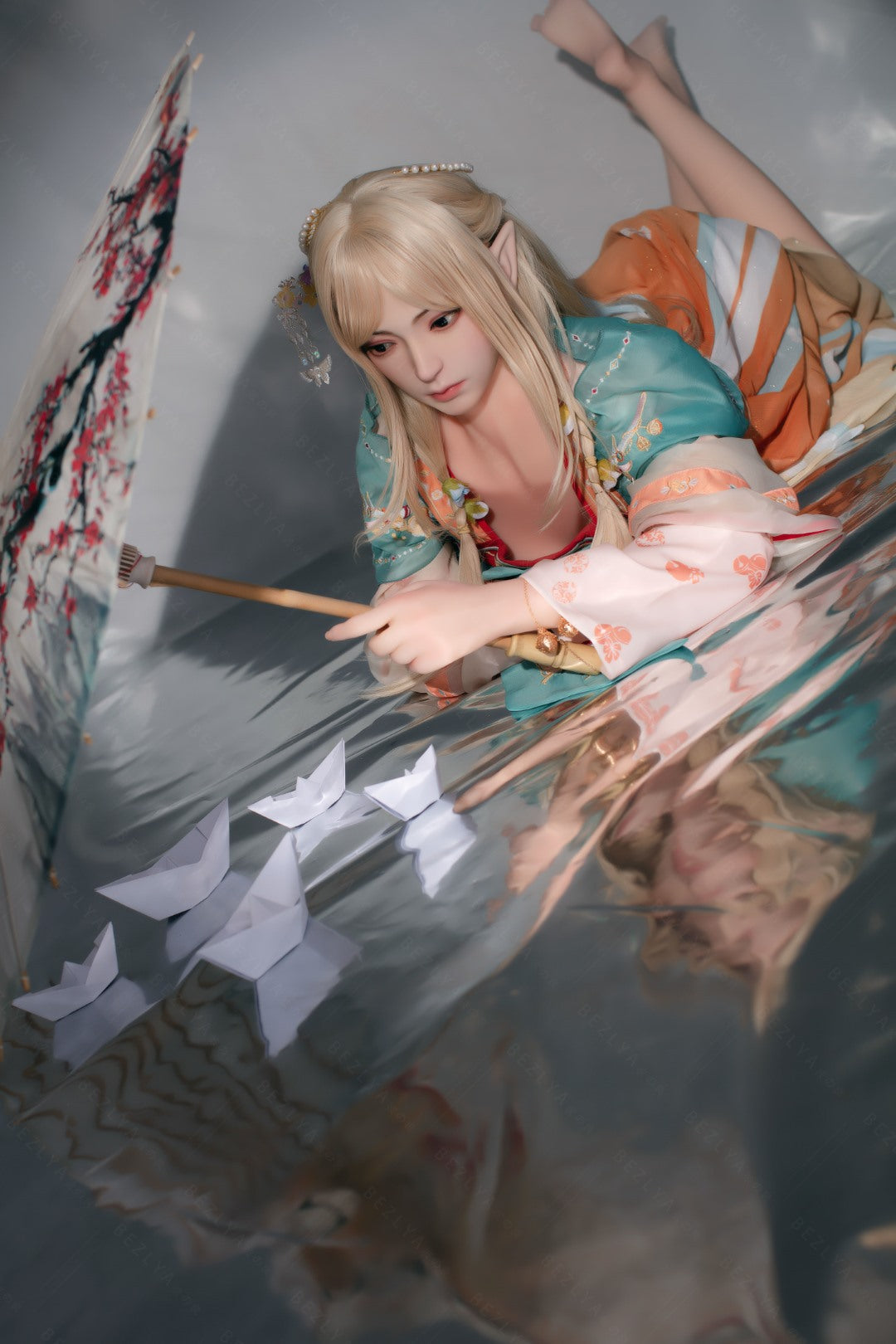 Pansy bambola del sesso (Bezlya Doll Coppa C da 160 cm 2.0 TPE+silicone)