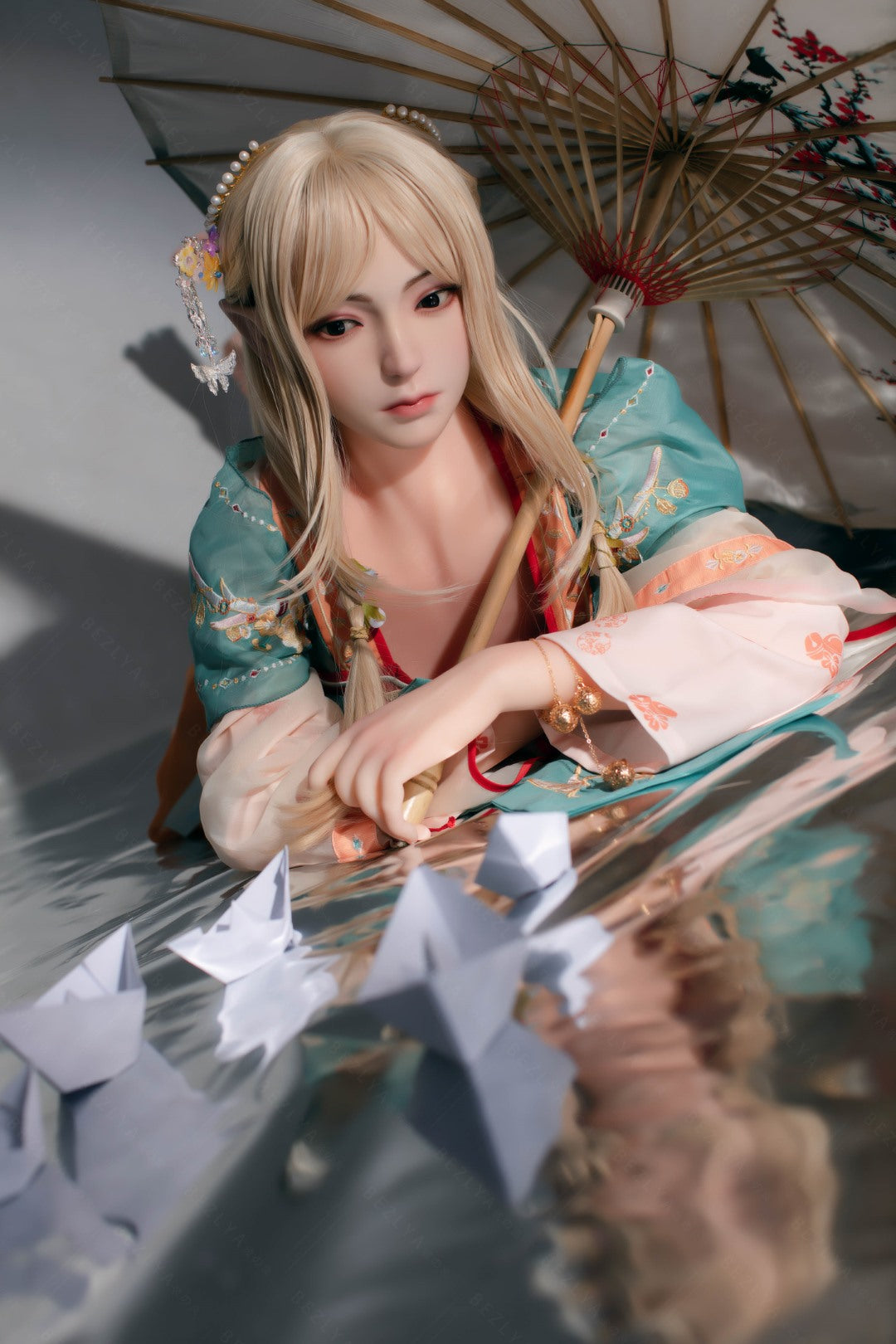 Pansy bambola del sesso (Bezlya Doll Coppa C da 160 cm 2.0 TPE+silicone)