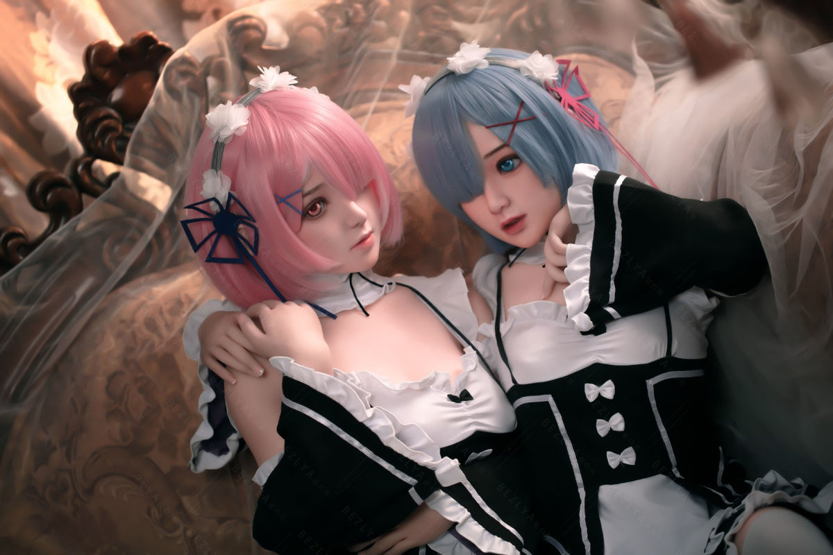 Rem bambola del sesso (Bezlya Doll Coppa D da 149 cm 2.0 TPE+silicone)