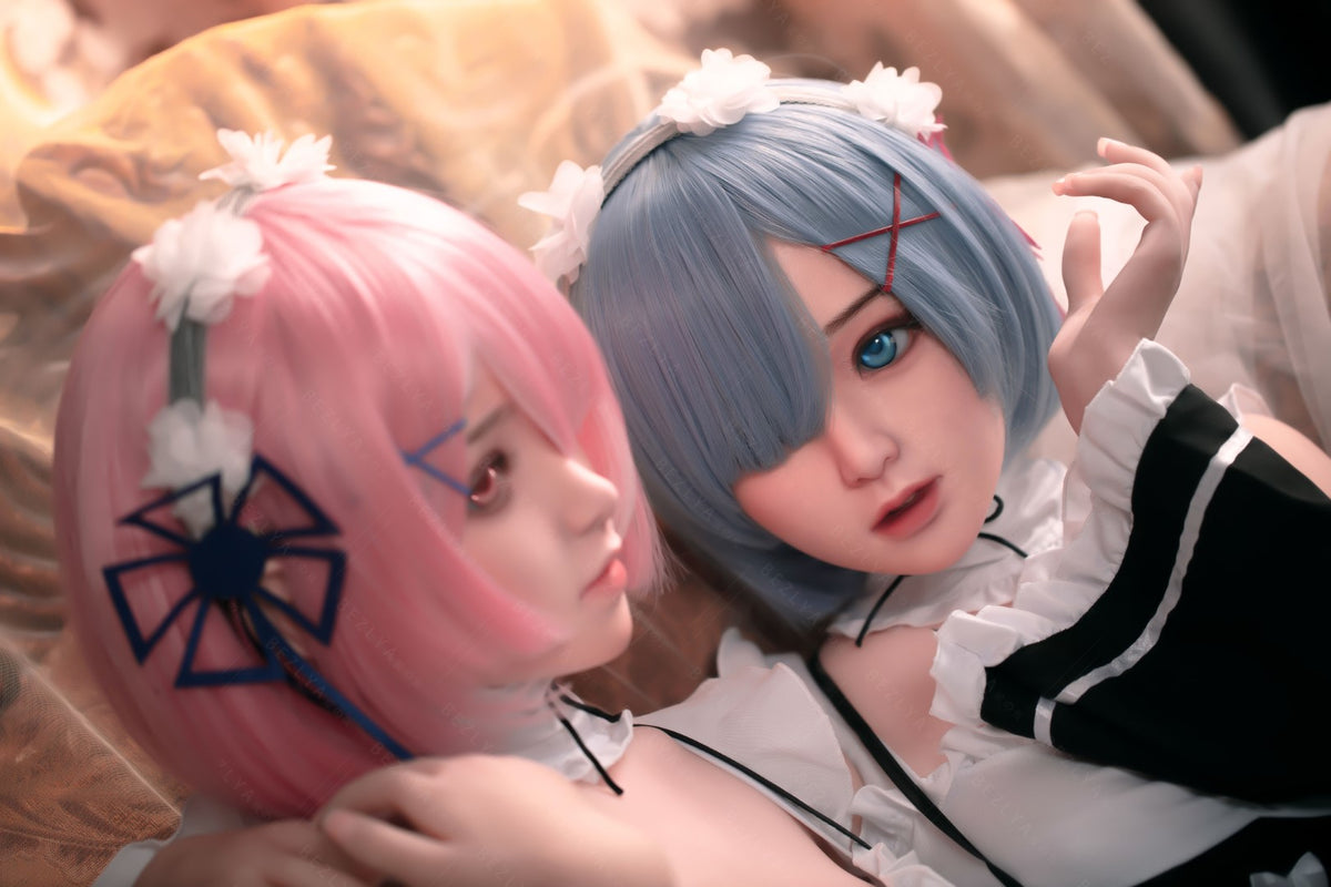 Rem bambola del sesso (Bezlya Doll Coppa D da 149 cm 2.0 TPE+silicone)