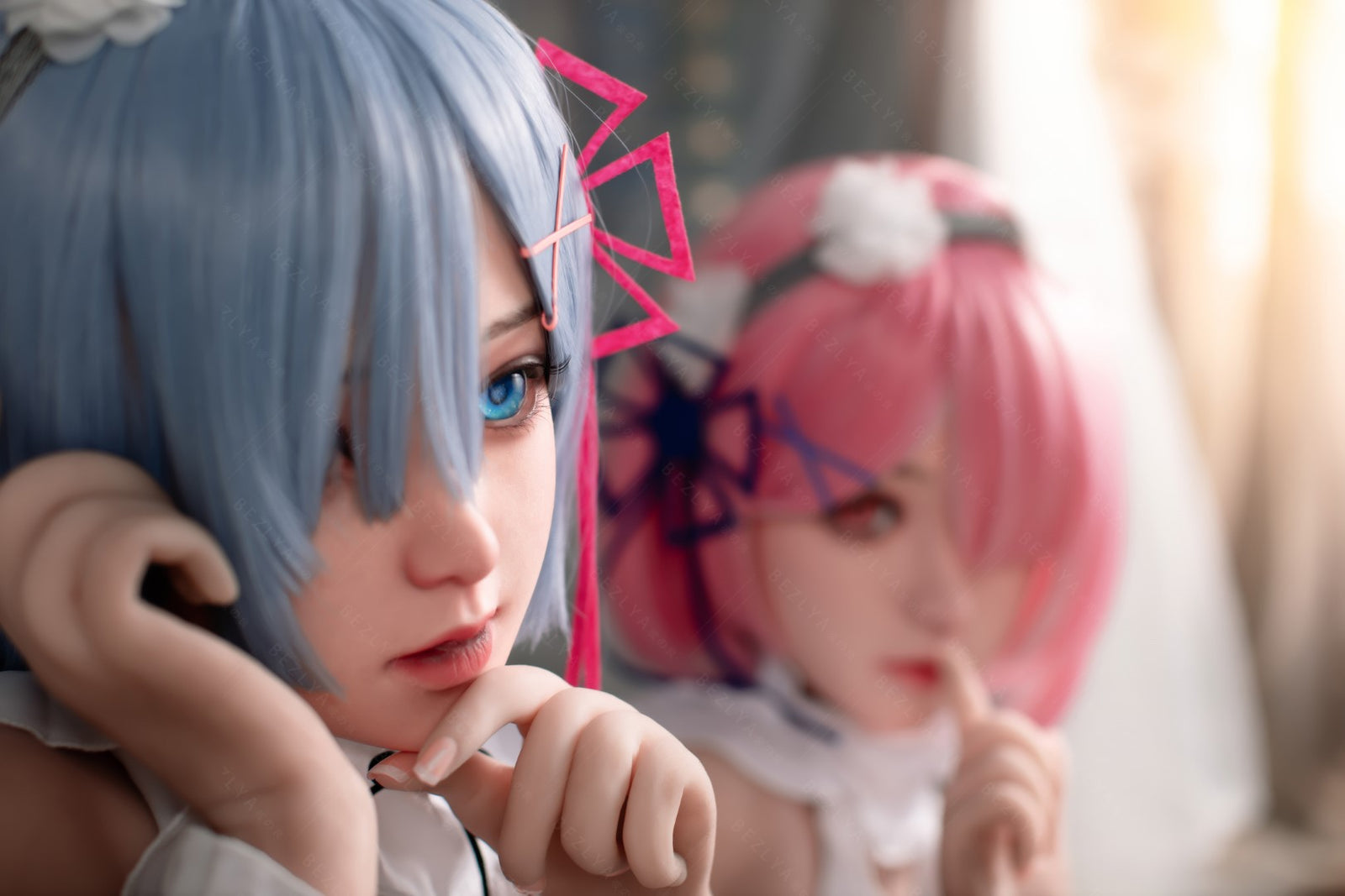 Rem bambola del sesso (Bezlya Doll Coppa D da 149 cm 2.0 TPE+silicone)