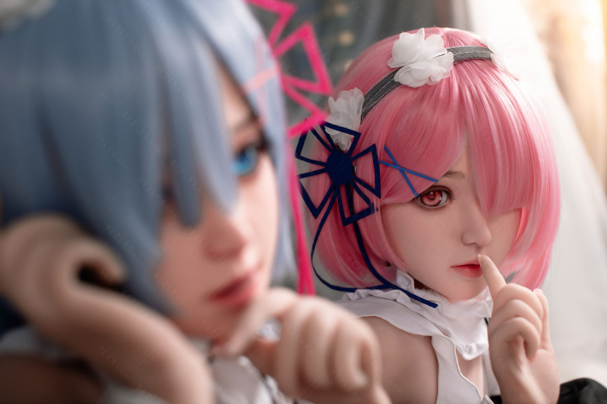 Rem bambola del sesso (Bezlya Doll Coppa D da 149 cm 2.0 TPE+silicone)