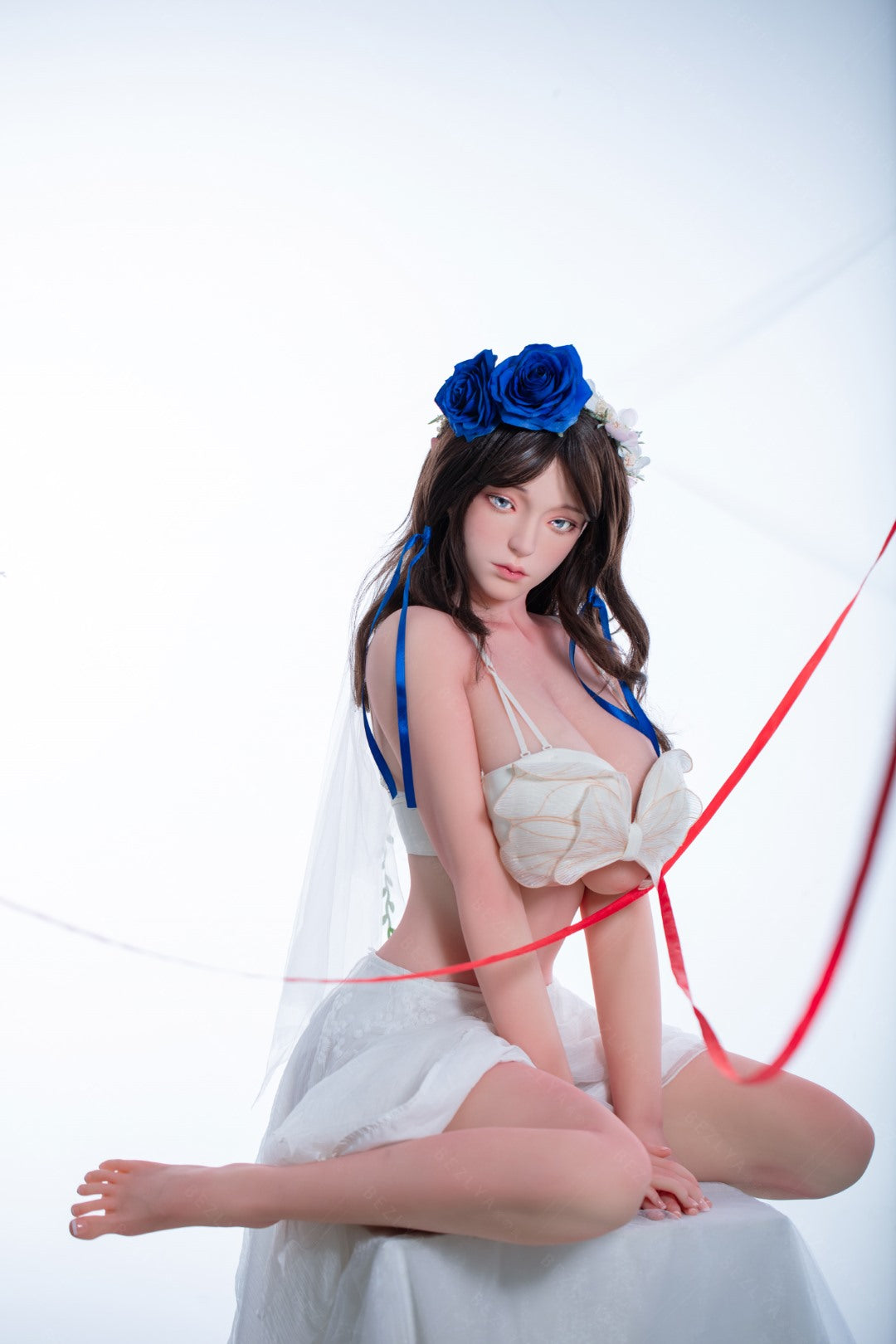 Pensée poupée sexuelle (Bezlya Doll Bonnet F 155 cm 2.0 TPE+Silicone)