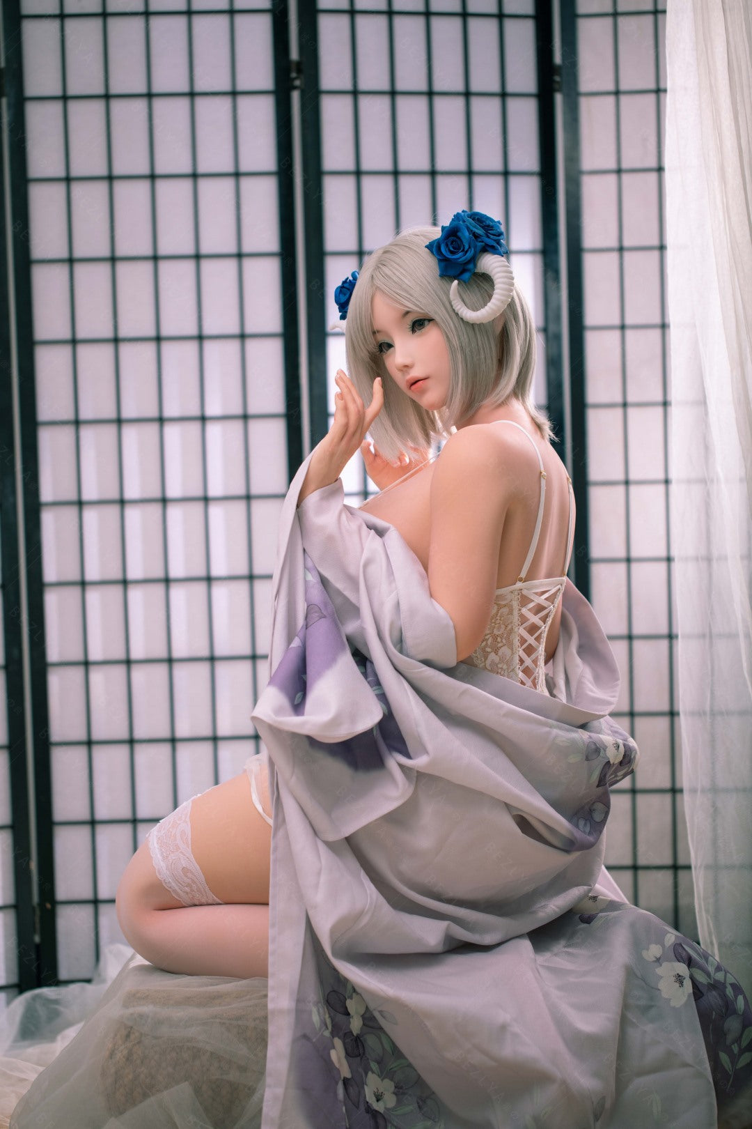 Cyrtenthera bambola del sesso (Bezlya Doll Coppa G da 160 cm 2.1 in silicone)