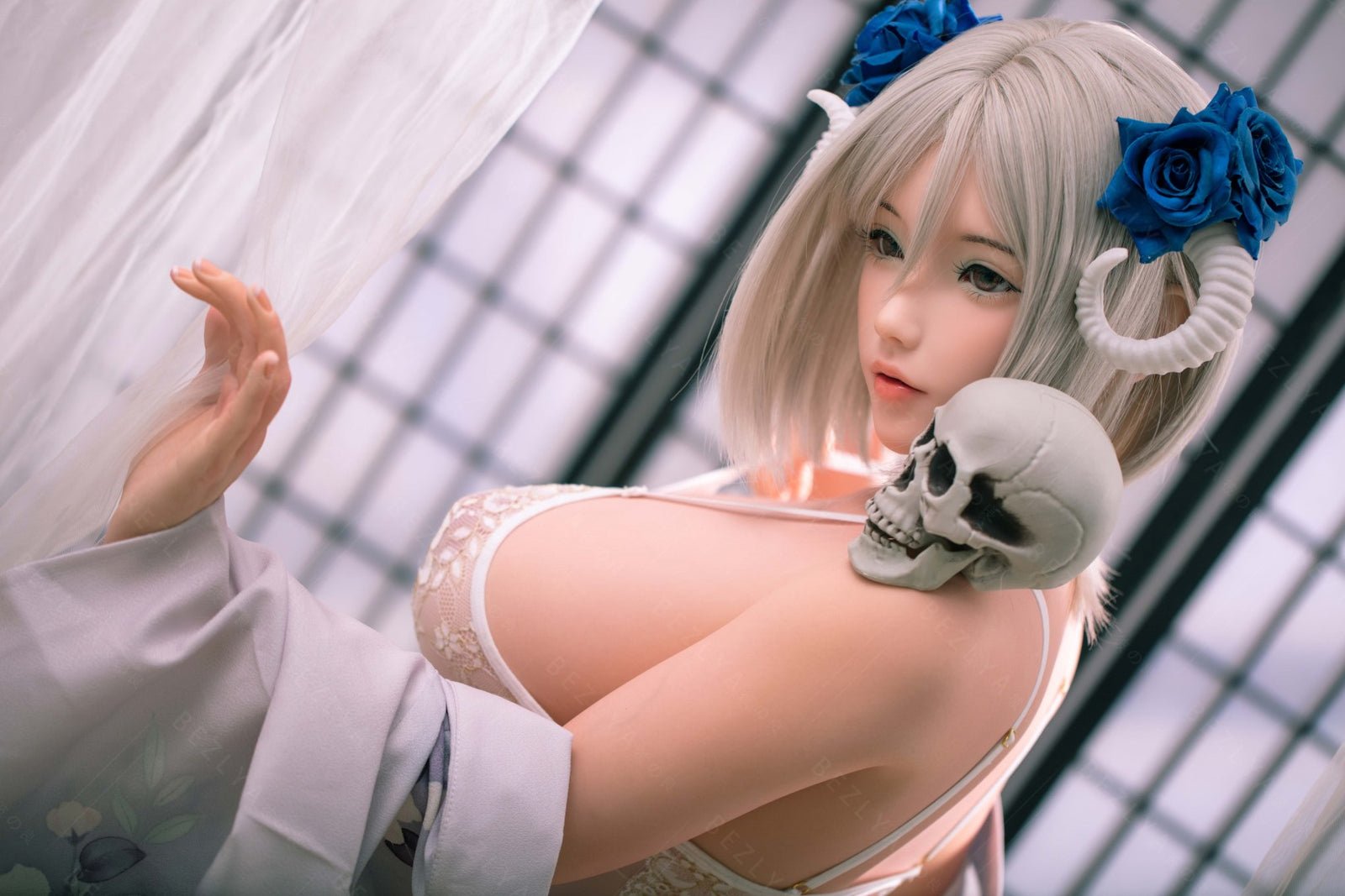 Cyrtenthera bambola del sesso (Bezlya Doll Coppa G da 160 cm 2.1 in silicone)