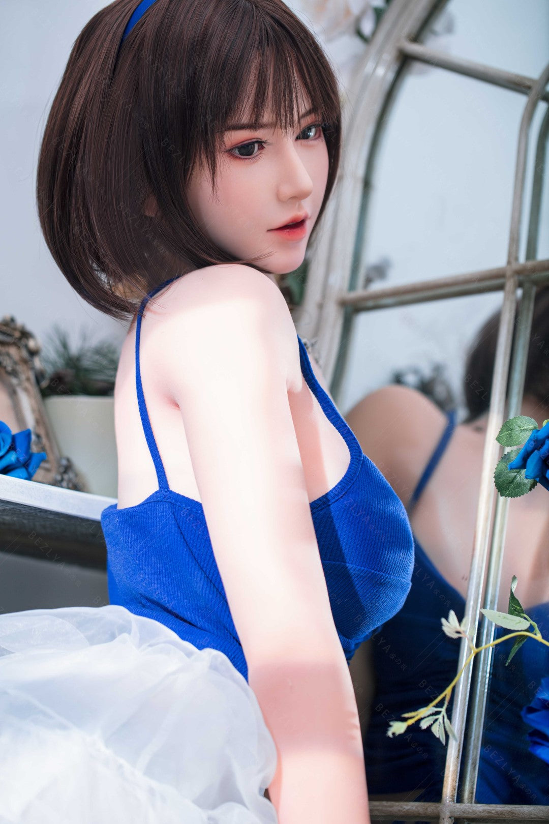 Bambola del sesso Lagenaria (Bezlya Doll Coppa B da 155 cm 2.0 TPE+silicone)