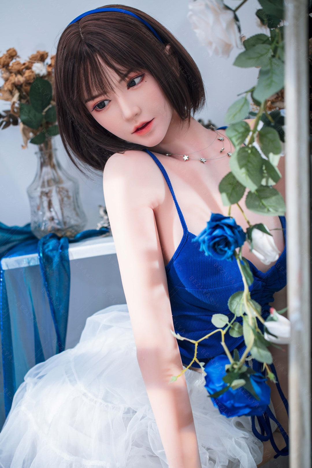 Bambola del sesso Lagenaria (Bezlya Doll Coppa B da 155 cm 2.0 TPE+silicone)