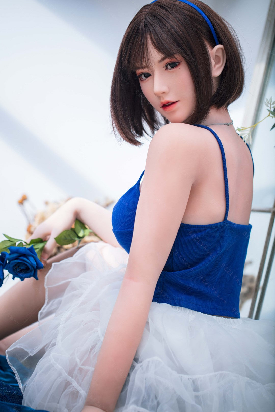 Bambola del sesso Lagenaria (Bezlya Doll Coppa B da 155 cm 2.0 TPE+silicone)