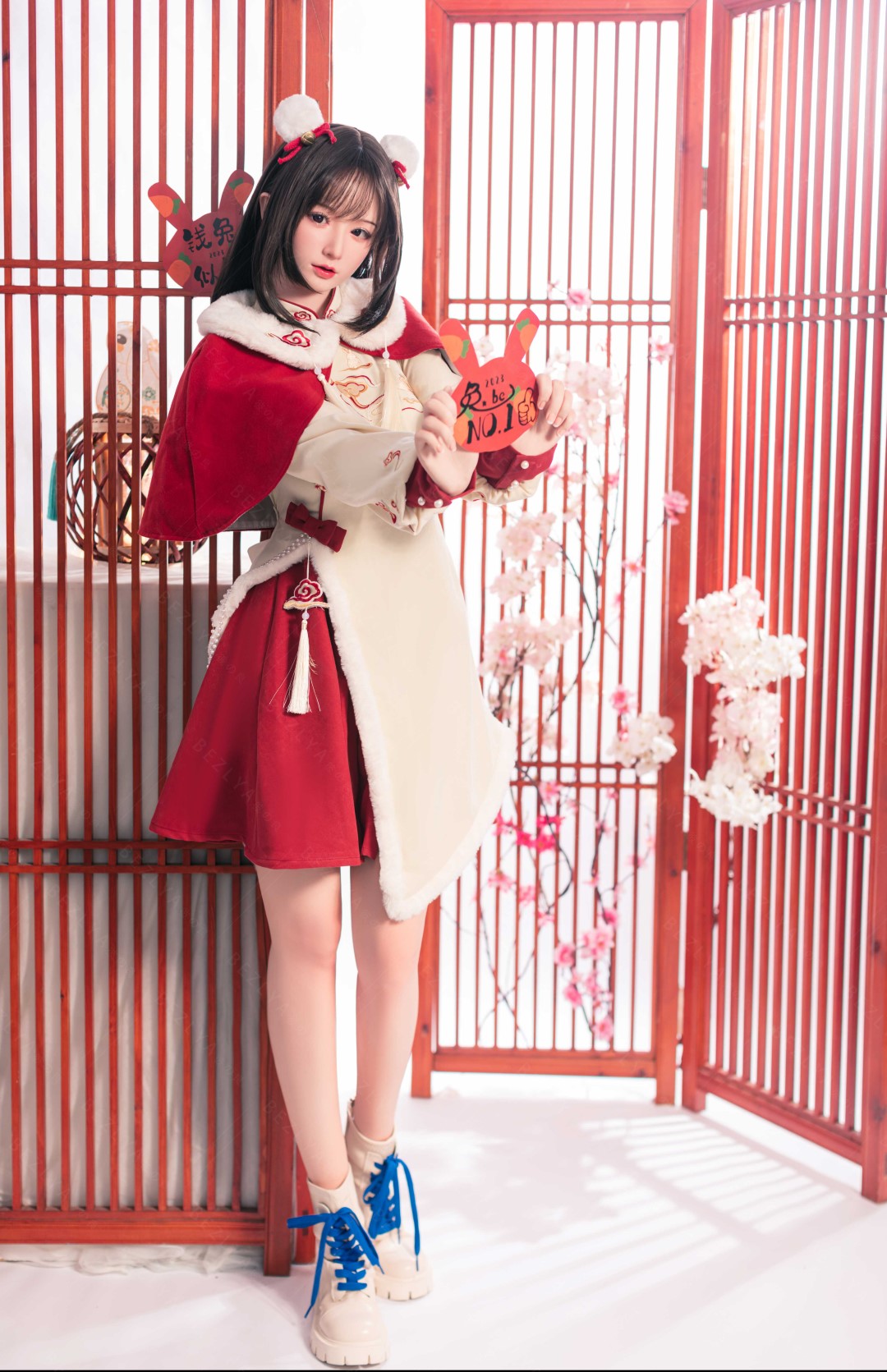 Bambola del sesso platycodon (Bezlya Doll 163 cm Coppa E 2.2 Silicone)