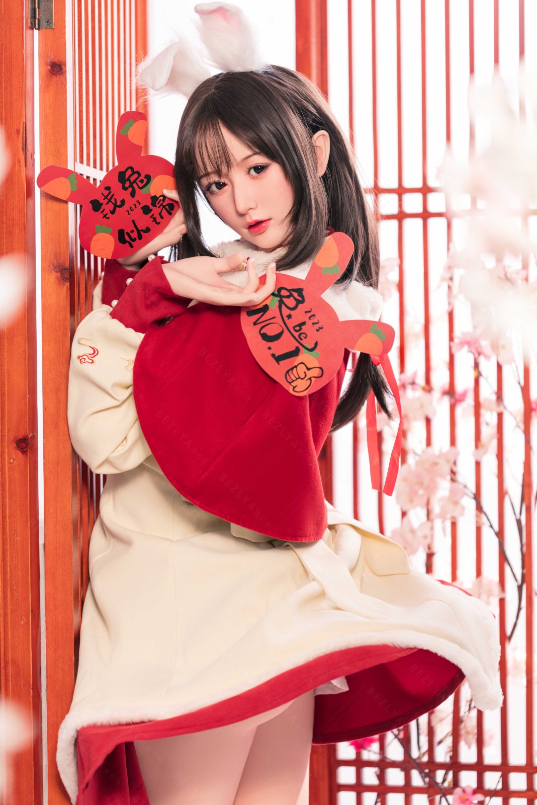 Bambola del sesso platycodon (Bezlya Doll 163 cm Coppa E 2.2 Silicone)