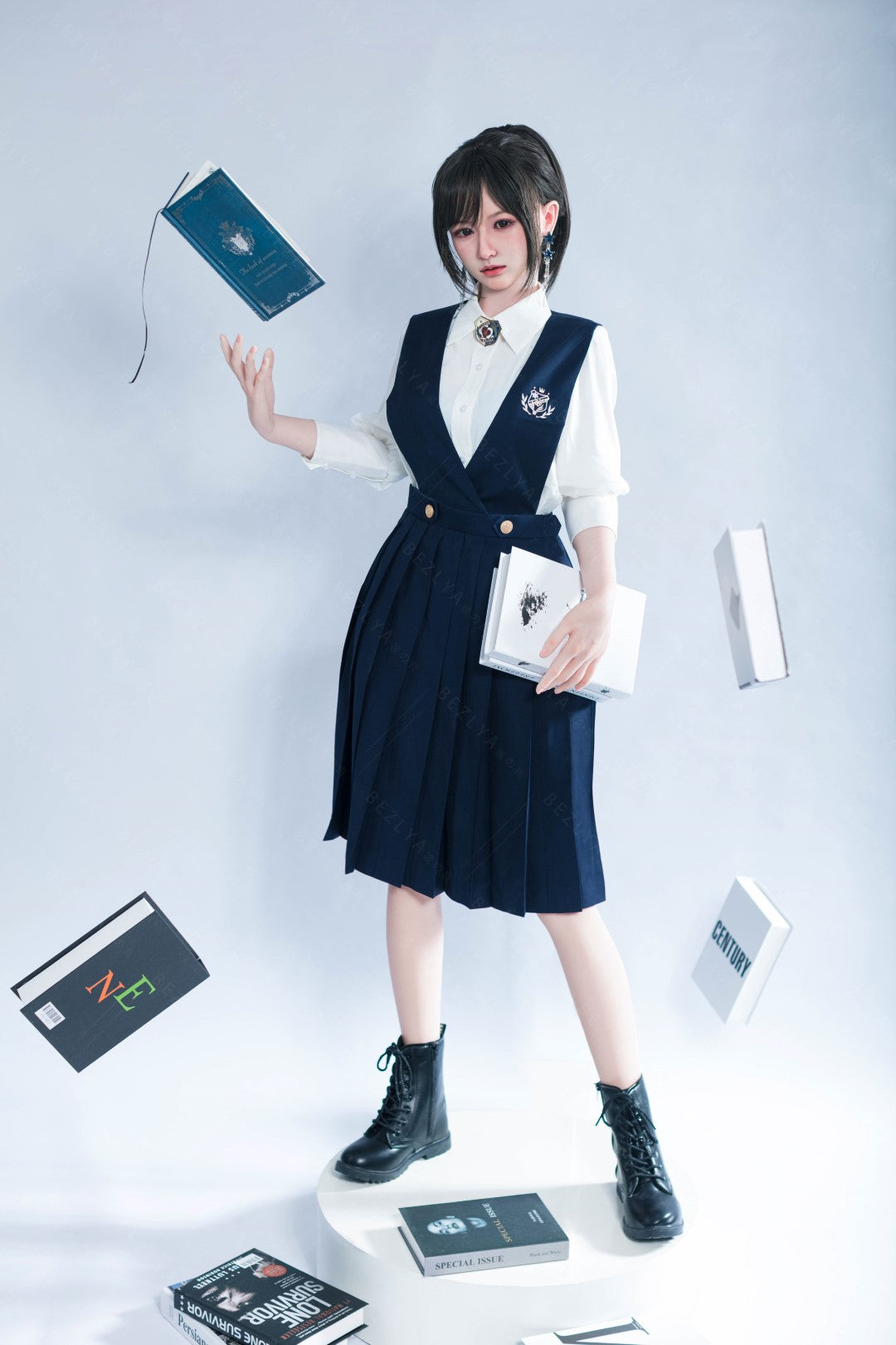 Bambola del sesso platycodon (Bezlya Doll 162 cm Coppa C 2.2U Silicone)