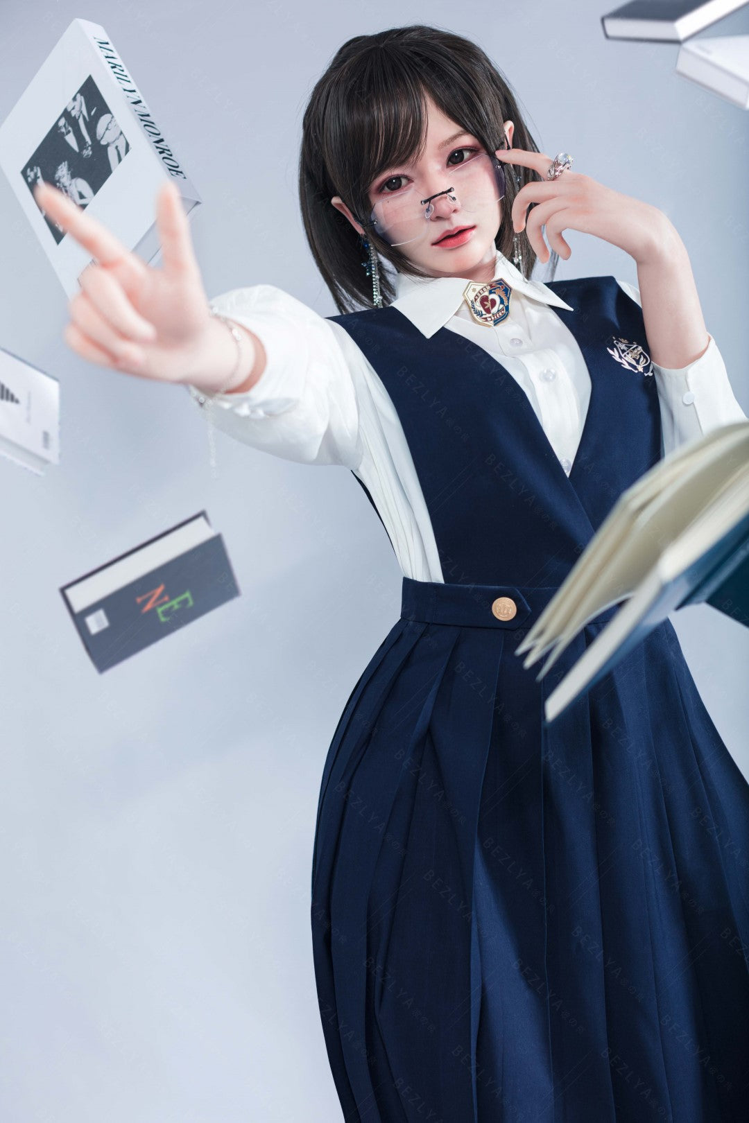 Bambola del sesso platycodon (Bezlya Doll 162 cm Coppa C 2.2U Silicone)