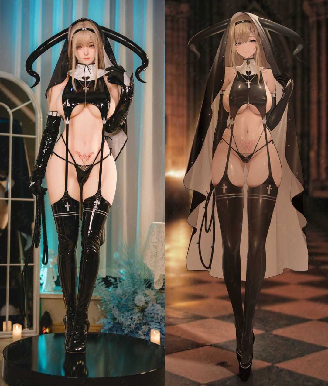 Bambola del sesso Campanula (Bezlya Doll Coppa F da 155 cm 2.0 TPE+silicone)