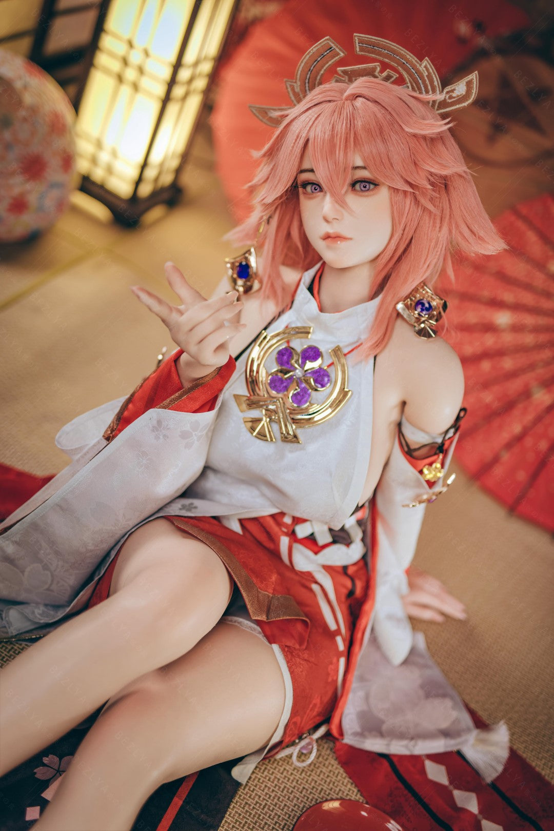 Yae Miko bambola del sesso (Bezlya Doll 155 cm Coppa E 2.2CF Silicone)