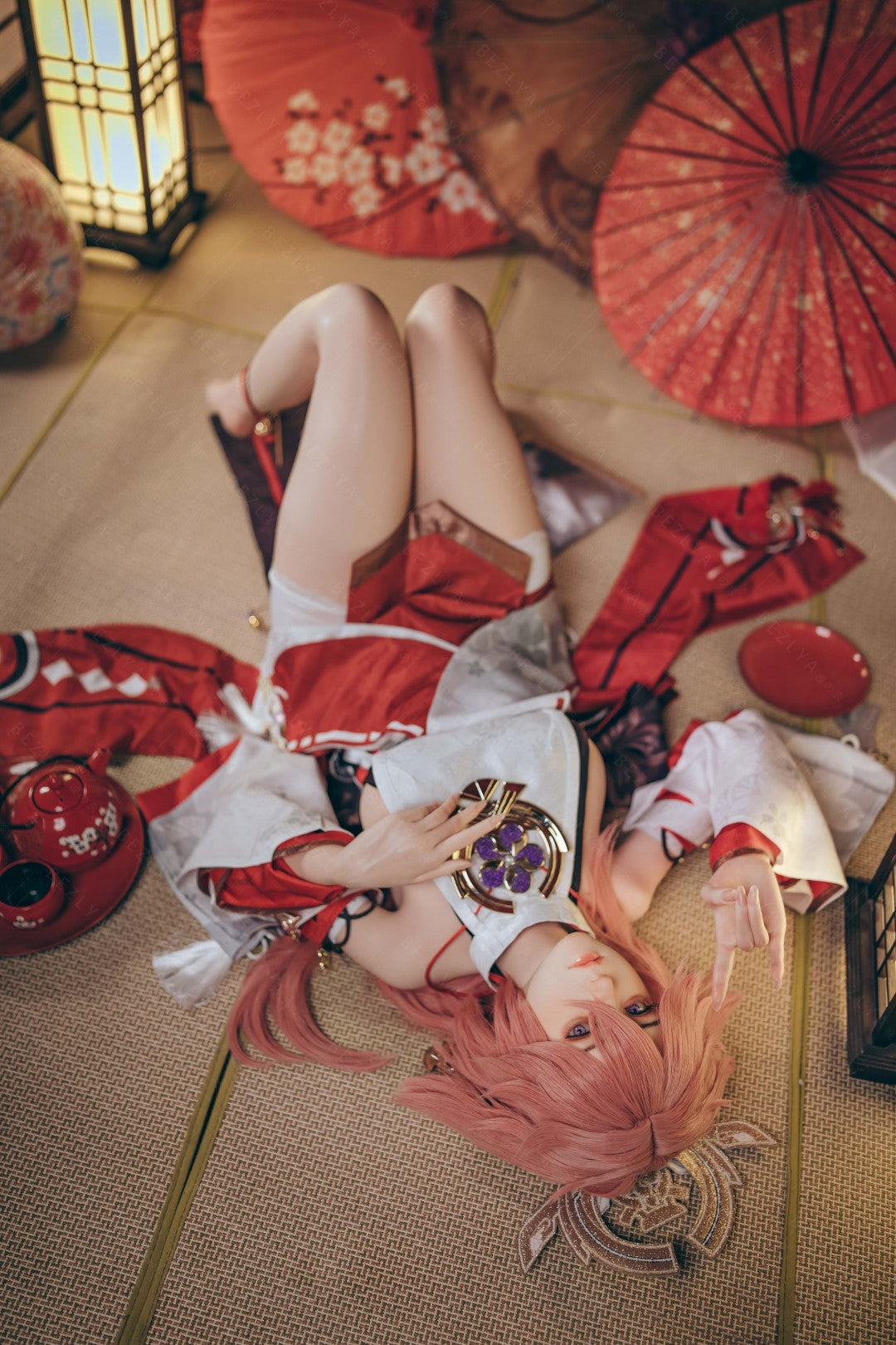 Yae Miko bambola del sesso (Bezlya Doll 155 cm Coppa E 2.2CF Silicone)