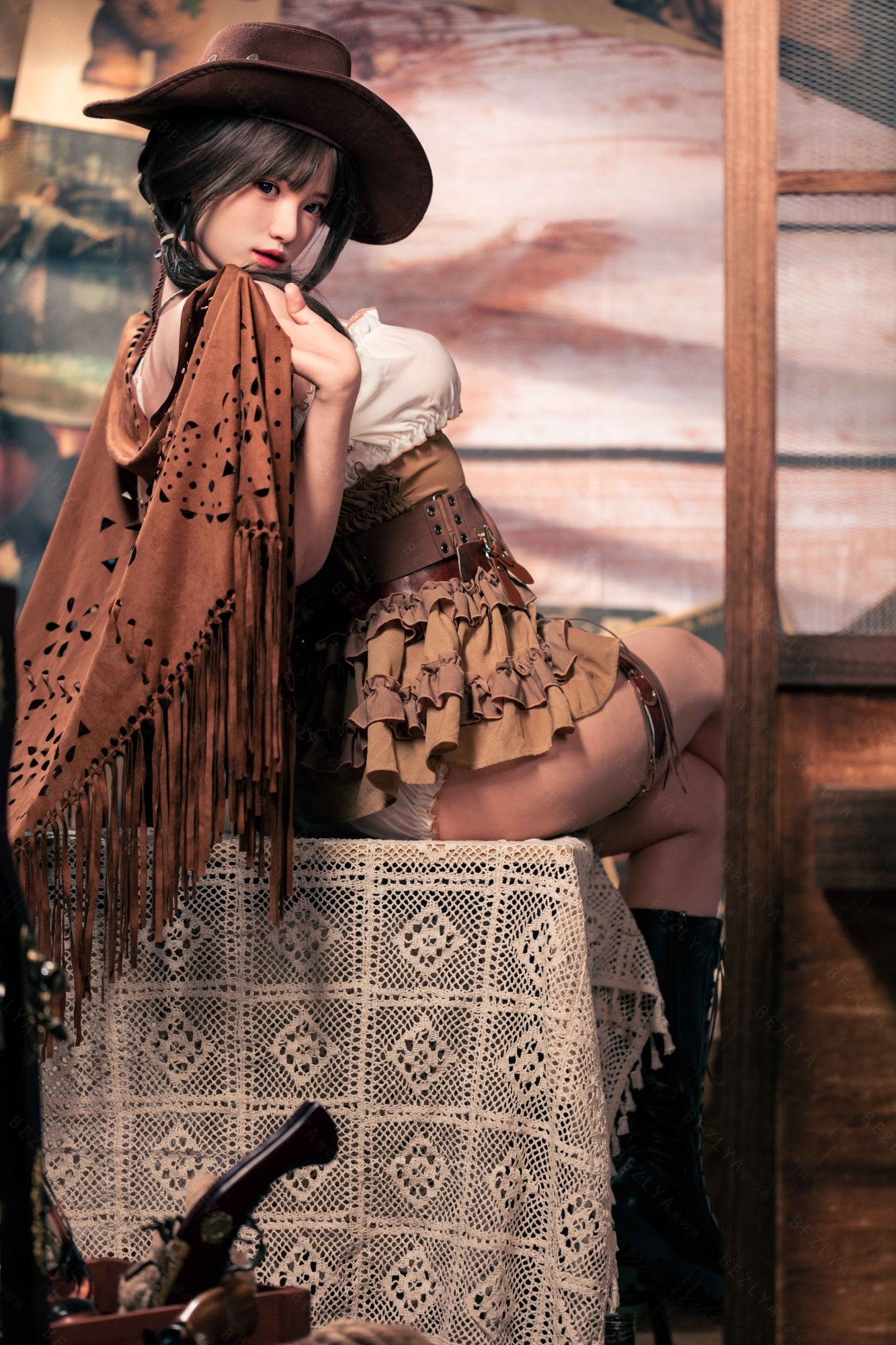 Bambola del sesso Helianthus (Bezlya Doll 162 cm Coppa C 2.2U Silicone)