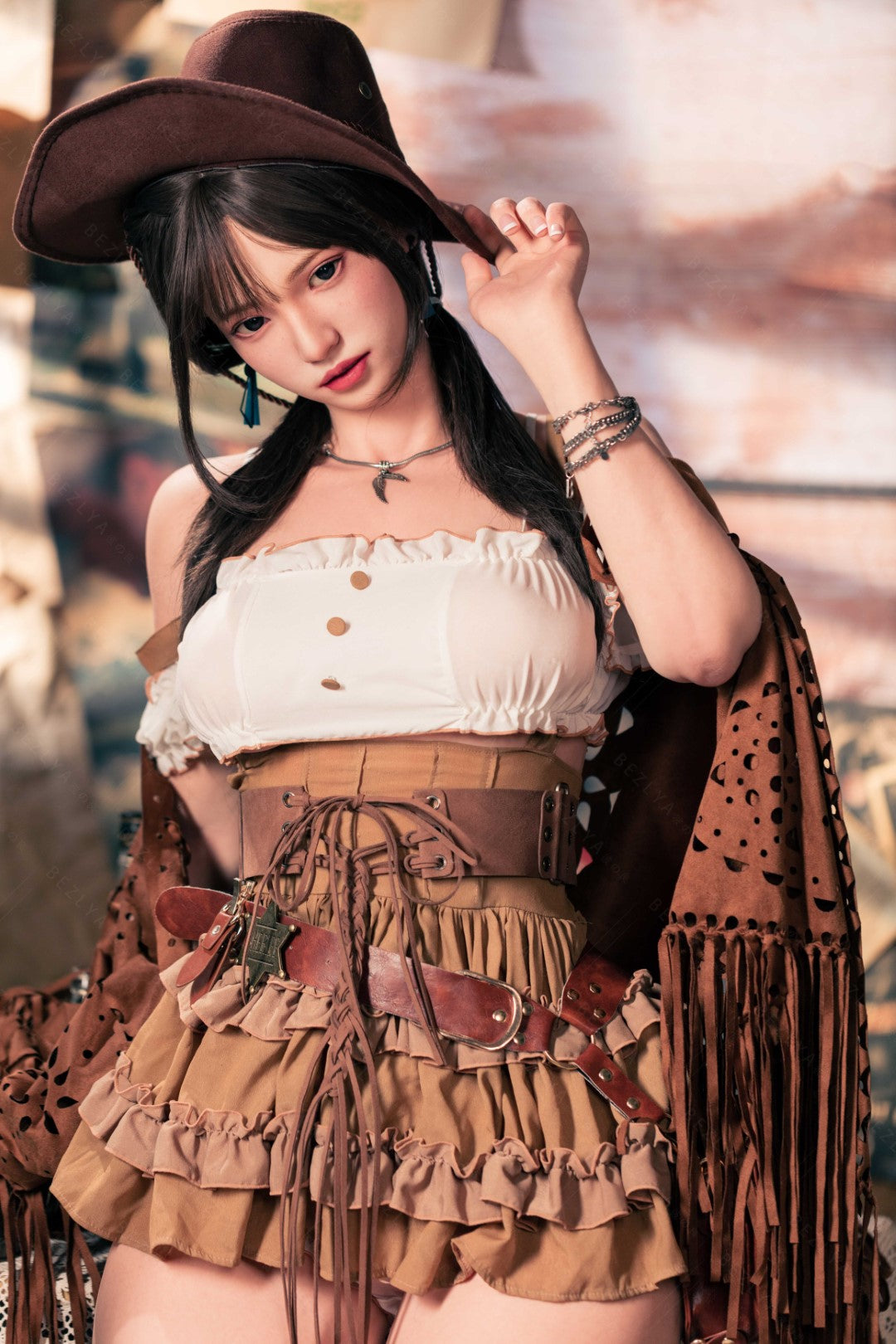 Bambola del sesso Helianthus (Bezlya Doll 162 cm Coppa C 2.2U Silicone)