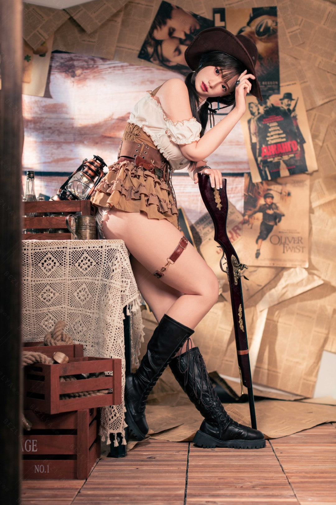 Bambola del sesso Helianthus (Bezlya Doll 162 cm Coppa C 2.2U Silicone)