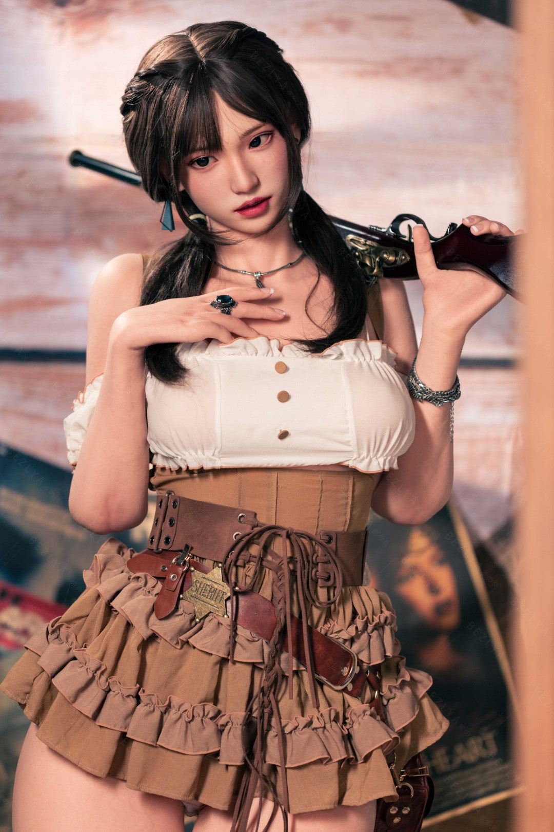 Bambola del sesso Helianthus (Bezlya Doll 162 cm Coppa C 2.2U Silicone)