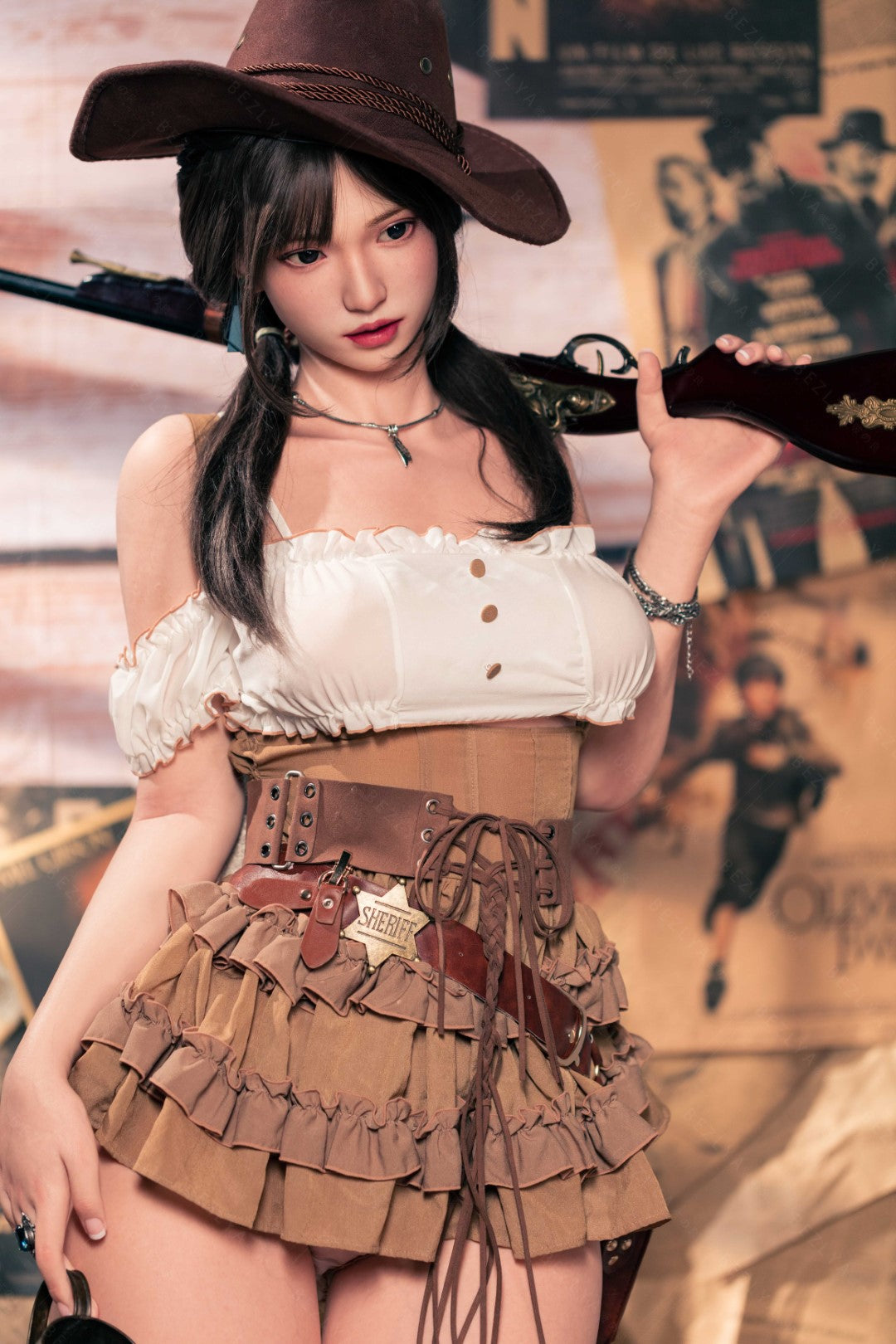 Bambola del sesso Helianthus (Bezlya Doll 162 cm Coppa C 2.2U Silicone)