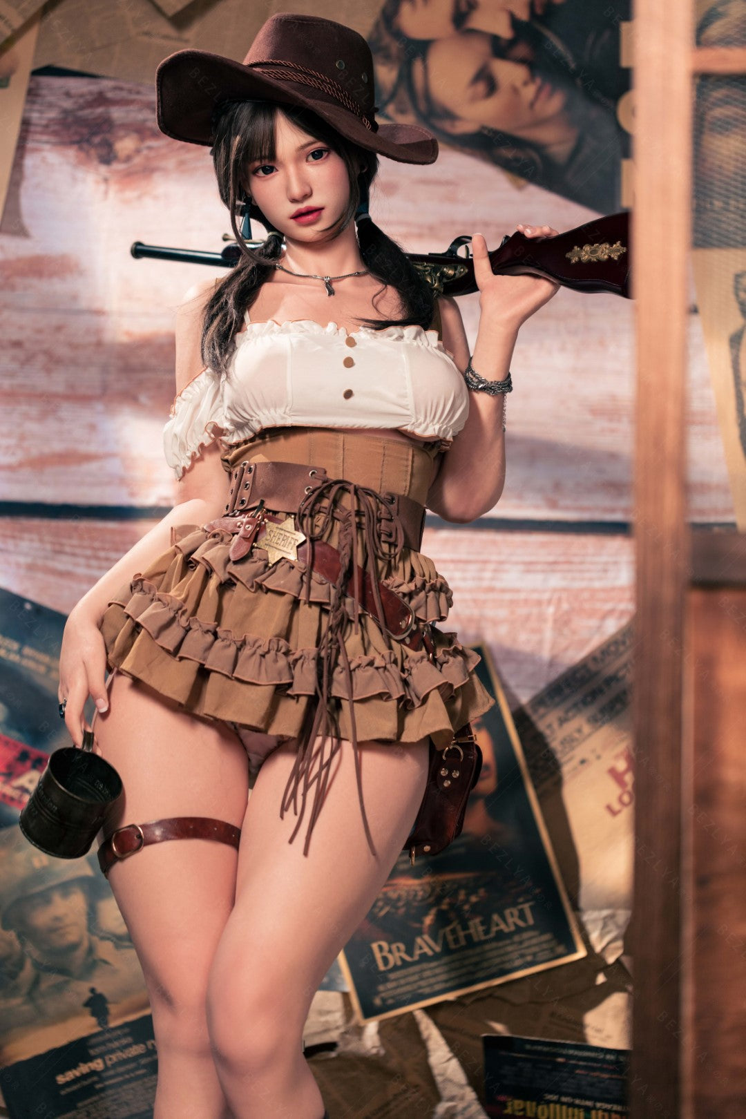 Bambola del sesso Helianthus (Bezlya Doll 162 cm Coppa C 2.2U Silicone)