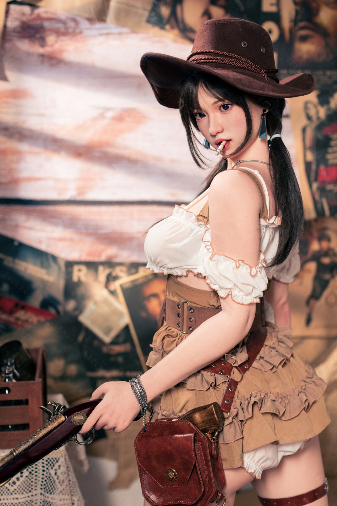 Bambola del sesso Helianthus (Bezlya Doll 162 cm Coppa C 2.2U Silicone)