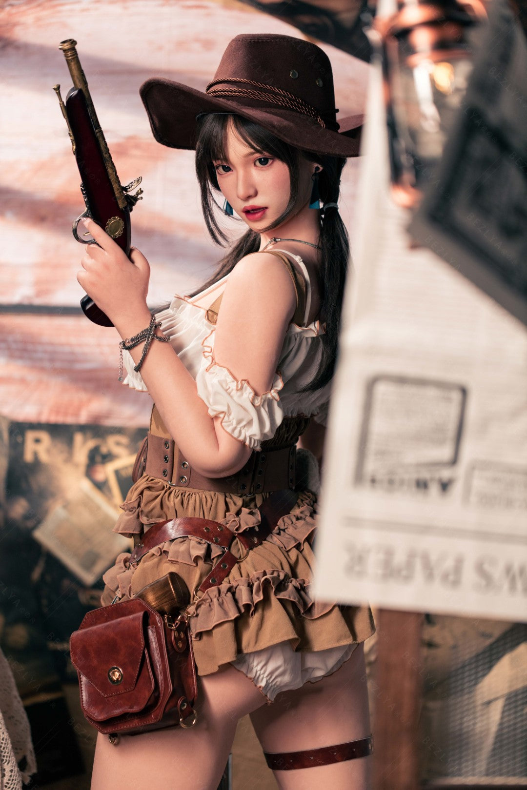 Bambola del sesso Helianthus (Bezlya Doll 162 cm Coppa C 2.2U Silicone)