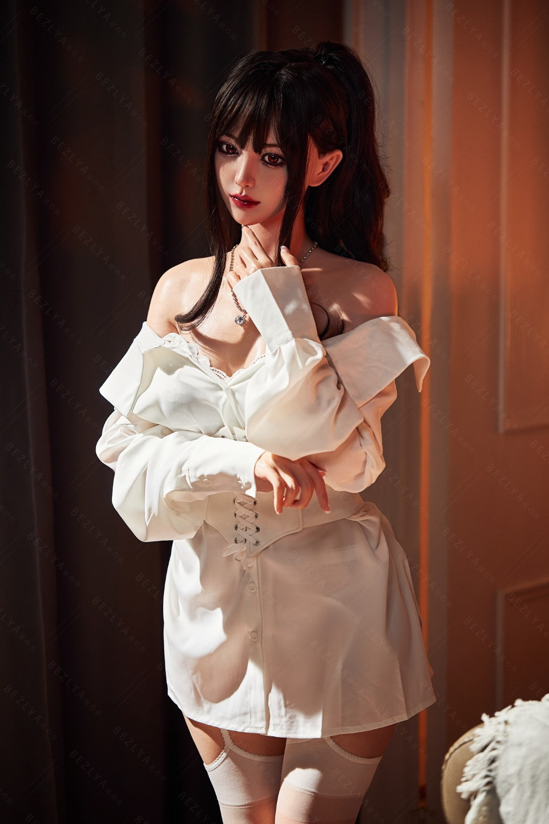 Bambola del sesso dell'ibisco (Bezlya Doll 153 cm Coppa C 2.2U Silicone)