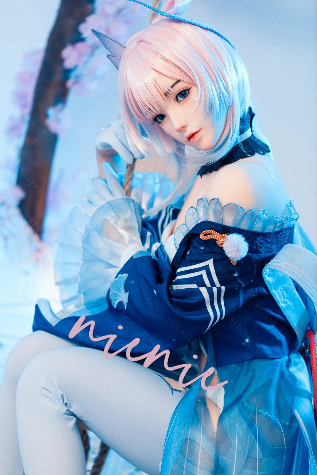 Cyrtenthère poupée sexuelle (Bezlya Doll Bonnet B 155 cm 2.0 TPE+Silicone)