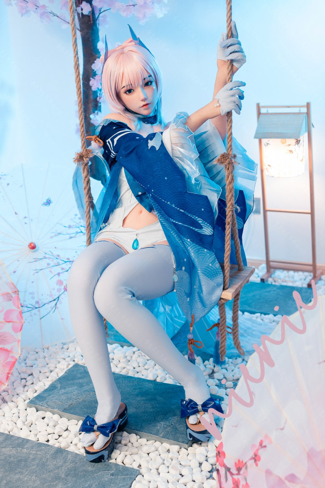 Cyrtenthère poupée sexuelle (Bezlya Doll Bonnet B 155 cm 2.0 TPE+Silicone)