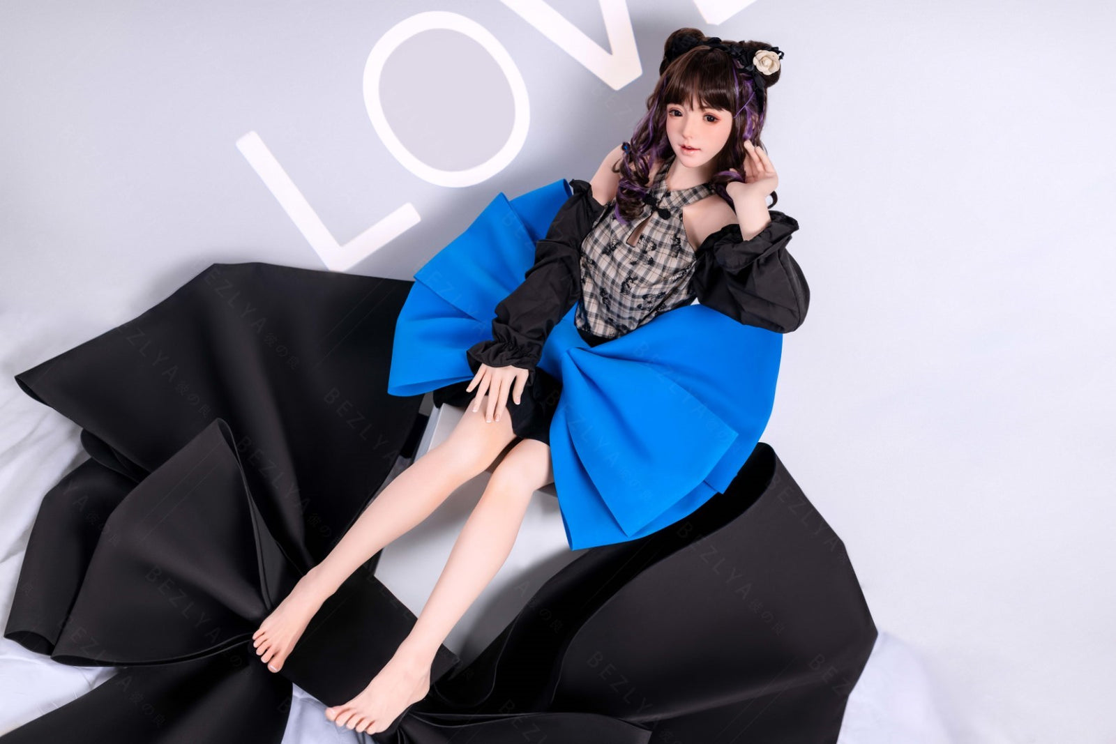 Bambola del sesso Pisum (Bezlya Doll Coppa B da 150 cm 2.1 Silicone)