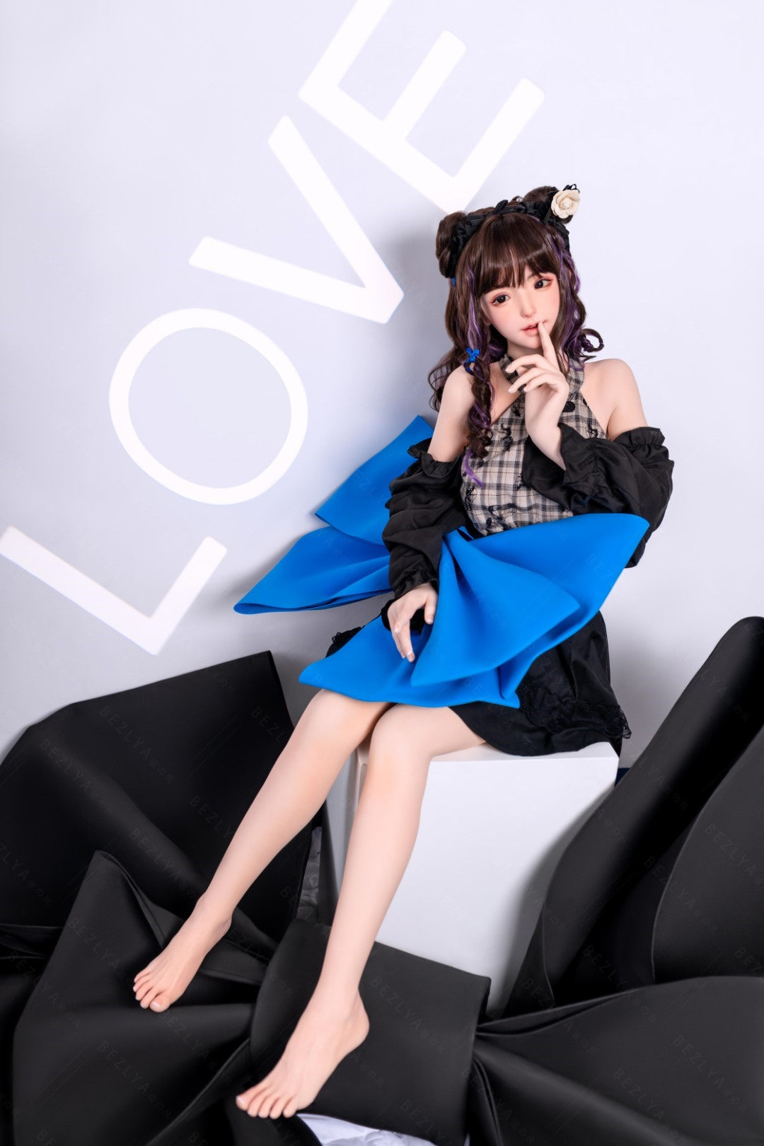 Bambola del sesso Pisum (Bezlya Doll Coppa B da 150 cm 2.1 Silicone)