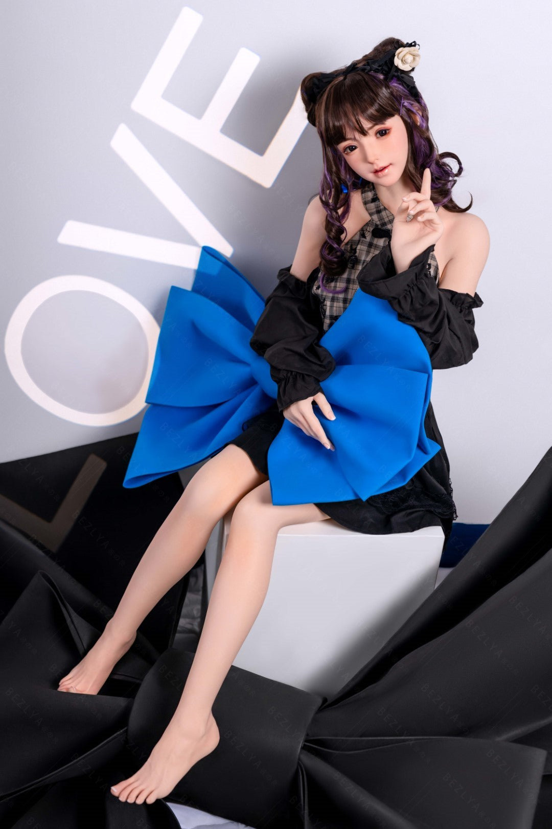 Bambola del sesso Pisum (Bezlya Doll Coppa B da 150 cm 2.1 Silicone)