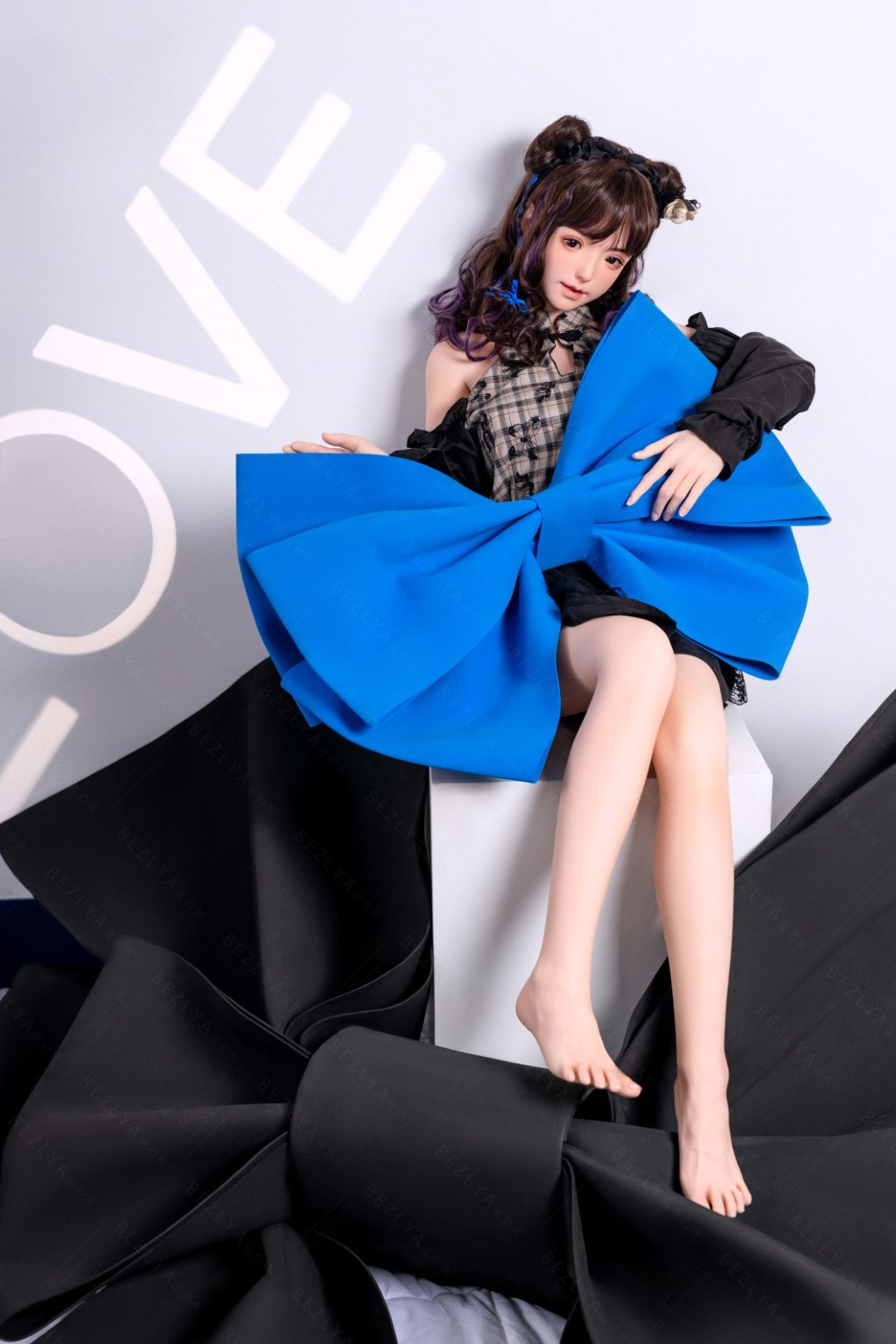 Bambola del sesso Pisum (Bezlya Doll Coppa B da 150 cm 2.1 Silicone)