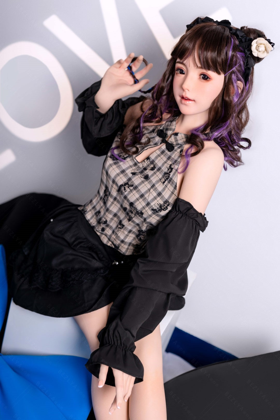 Bambola del sesso Pisum (Bezlya Doll Coppa B da 150 cm 2.1 Silicone)