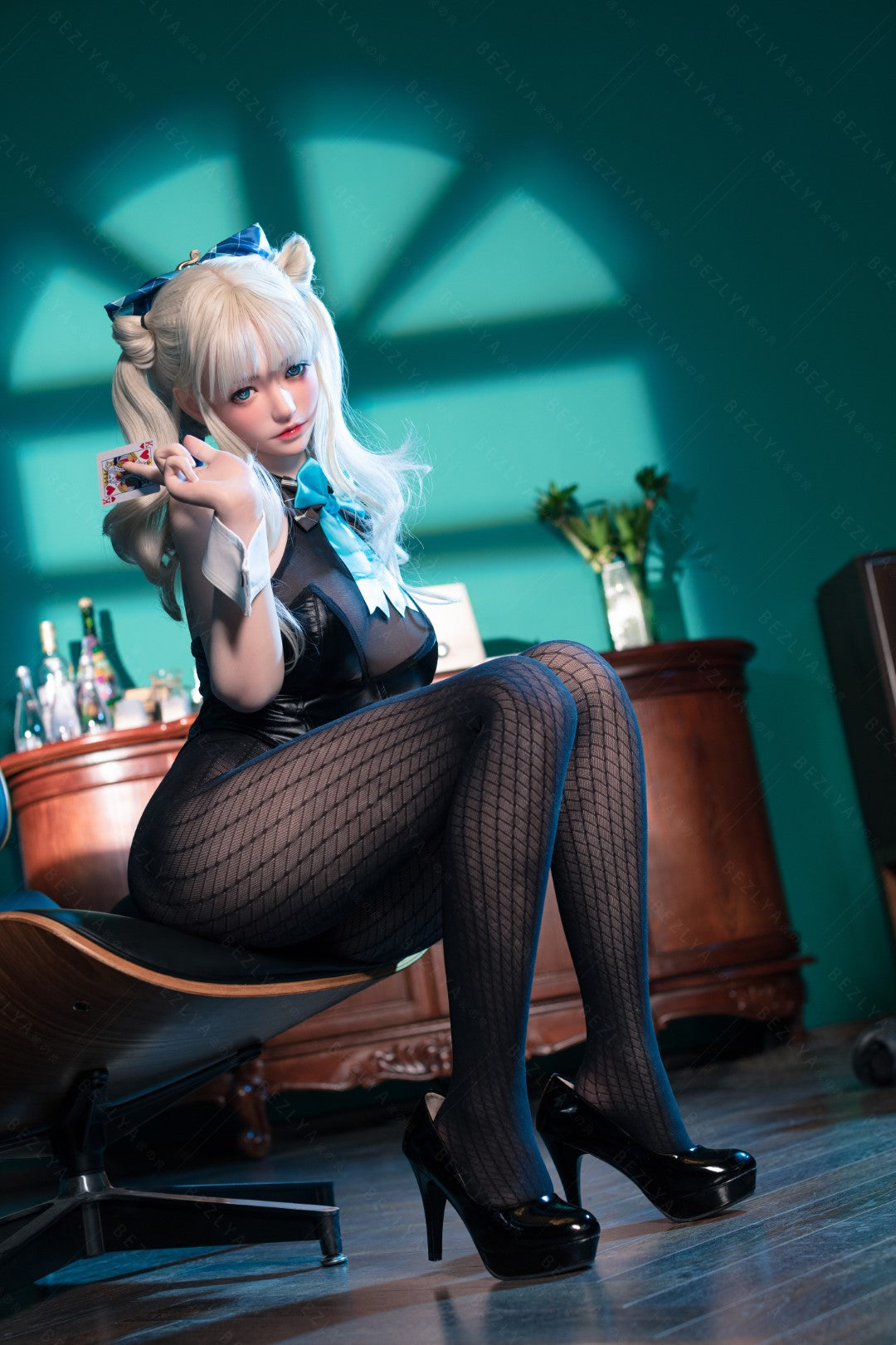 Bambola del sesso dell'oleandro (Bezlya Doll 155 cm Coppa E 2.2CF Silicone)