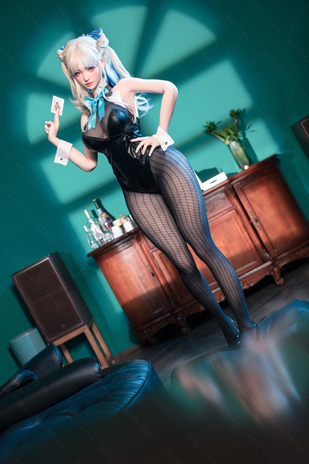 Bambola del sesso dell'oleandro (Bezlya Doll 155 cm Coppa E 2.2CF Silicone)