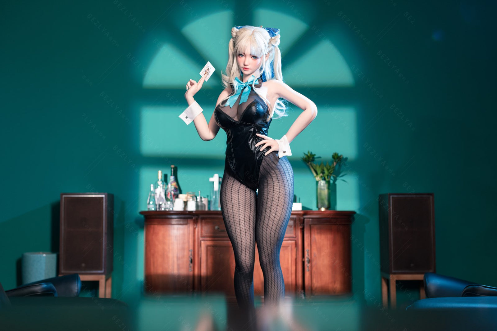 Bambola del sesso dell'oleandro (Bezlya Doll 155 cm Coppa E 2.2CF Silicone)