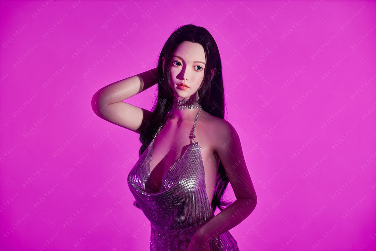 Ninfea bambola del sesso (Bezlya Doll 163 cm Coppa E 2.2CF Silicone)