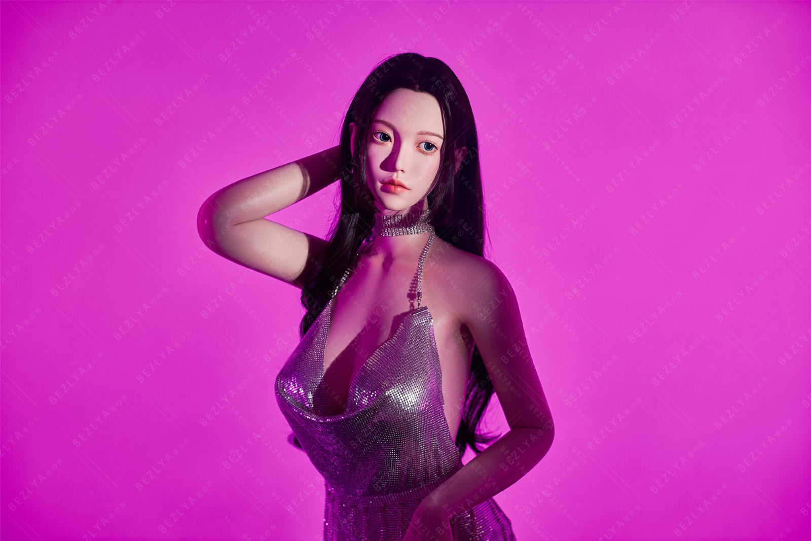 Ninfea bambola del sesso (Bezlya Doll 163 cm Coppa E 2.2CF Silicone)