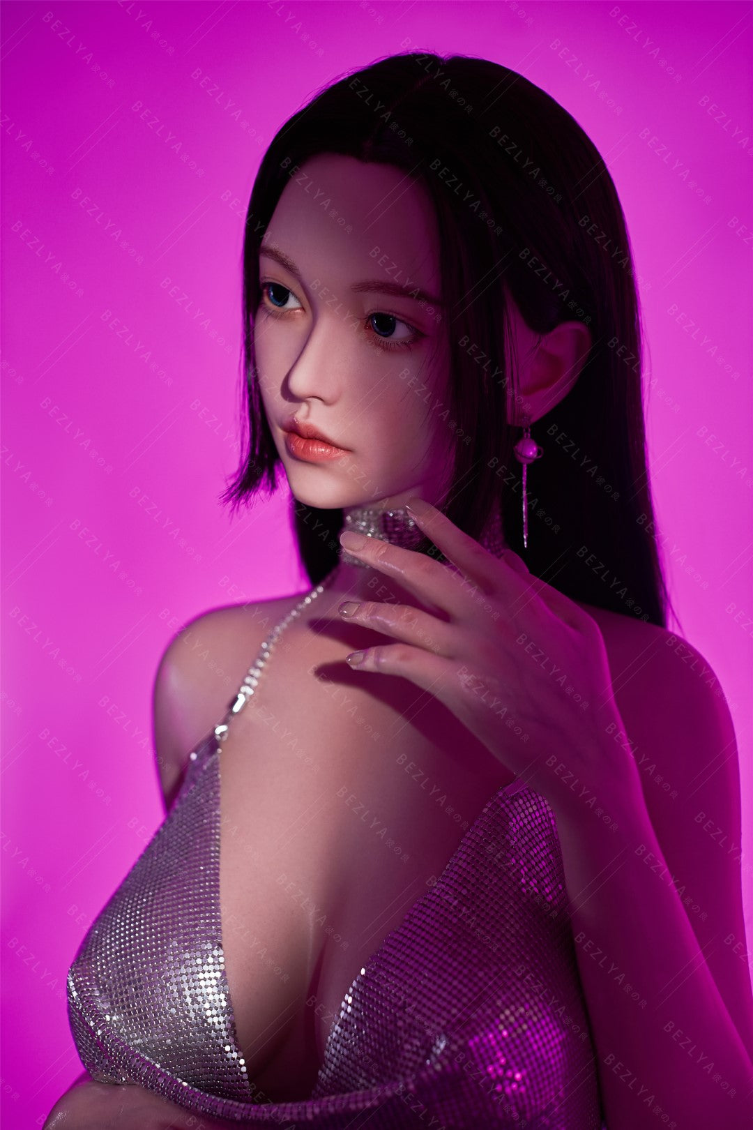 Ninfea bambola del sesso (Bezlya Doll 163 cm Coppa E 2.2CF Silicone)