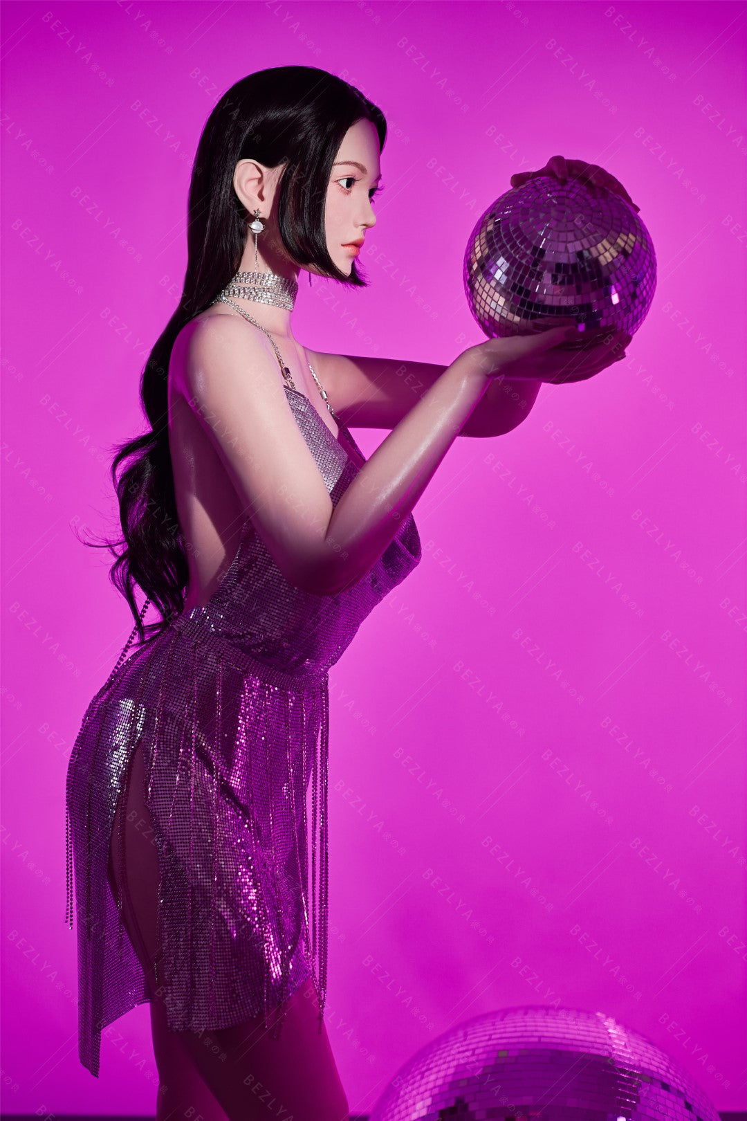 Ninfea bambola del sesso (Bezlya Doll 163 cm Coppa E 2.2CF Silicone)