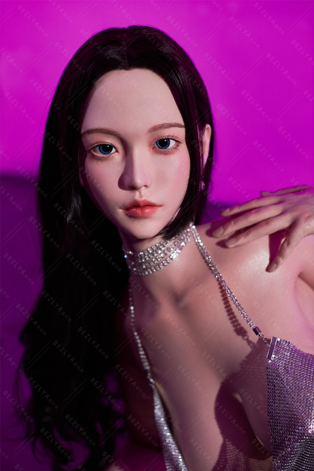 Ninfea bambola del sesso (Bezlya Doll 163 cm Coppa E 2.2CF Silicone)