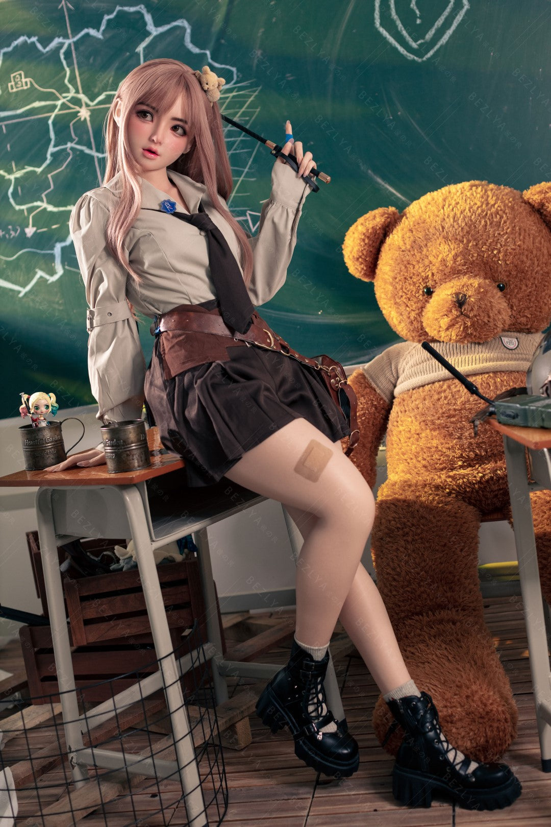 Bambola del sesso Convallaria (Bezlya Doll 155 cm Coppa B 2.1 Silicone)