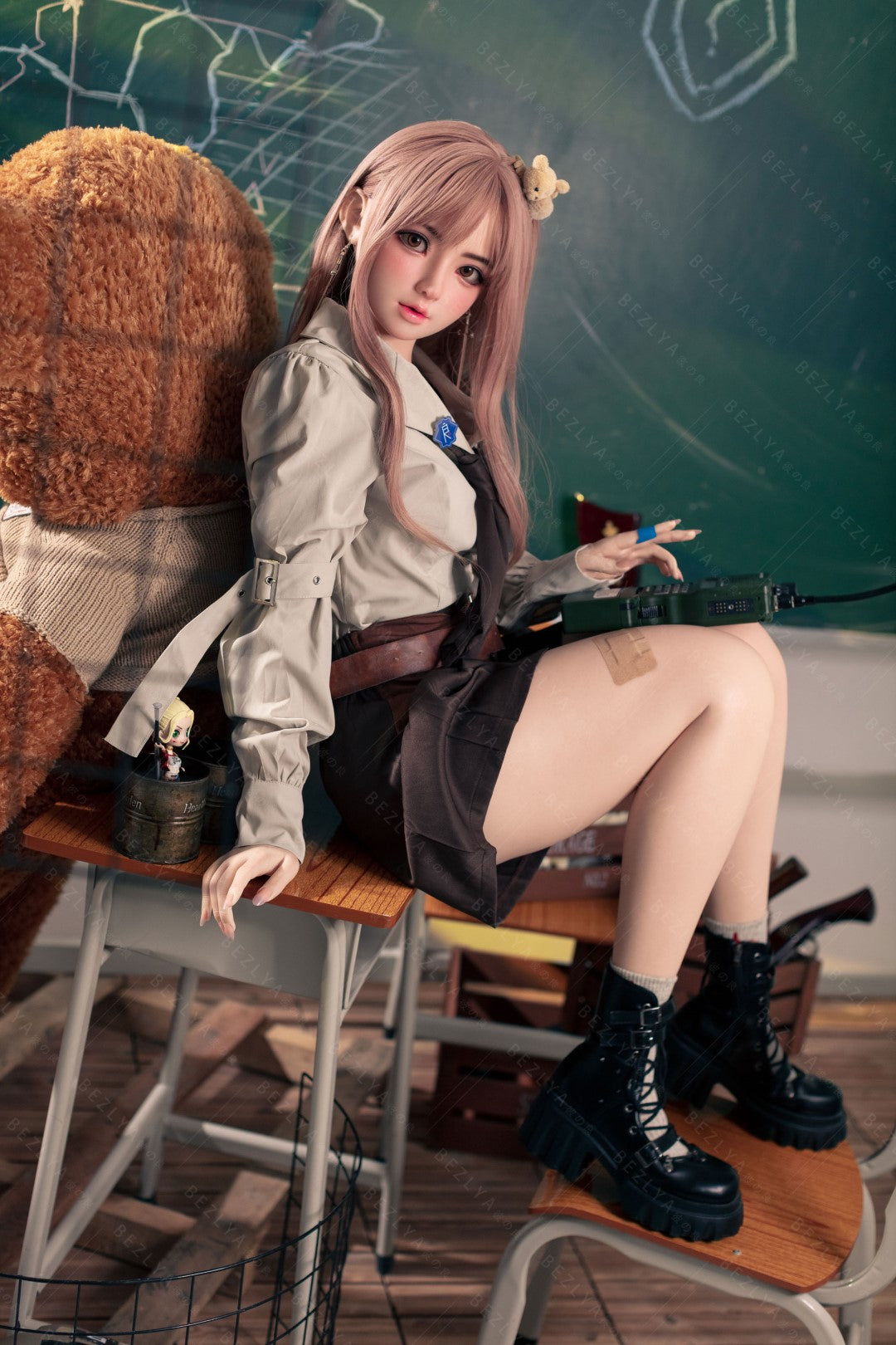 Bambola del sesso Convallaria (Bezlya Doll 155 cm Coppa B 2.1 Silicone)