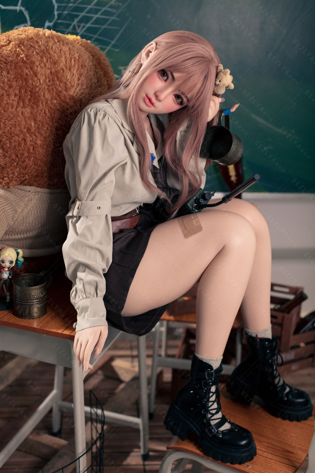 Bambola del sesso Convallaria (Bezlya Doll 155 cm Coppa B 2.1 Silicone)